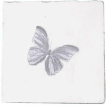 Cevica Provenza Dec. Butterfly Gris Prov.Blanco